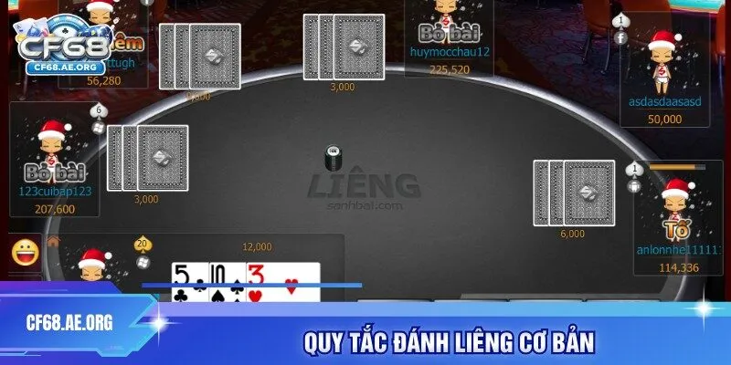 Quy tắc đánh liêng cơ bản